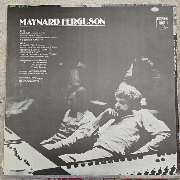 Maynard Ferguson Self Titled Vinyl Record - Picture 2 of 7